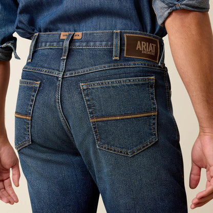 Ariat Men's M7 Ray Dark Wash Classic Rise Pro Series Slim Fit Straight Leg Jeans 10073015