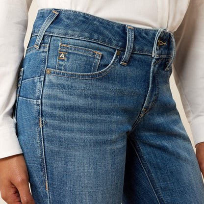 Ariat Women's Esti Ithica Medium Wash Mid Rise Boot Cut Jeans 10074832