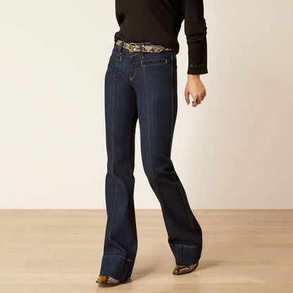Ariat Women's Perfect Rise Lennon Rinse Slim Trouser Jeans 10051613-Painted Cowgirl Western Store
