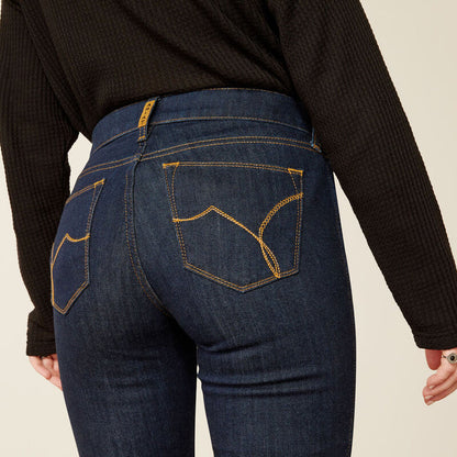 Ariat Women's Perfect Rise Lennon Rinse Slim Trouser Jeans 10051613-Painted Cowgirl Western Store