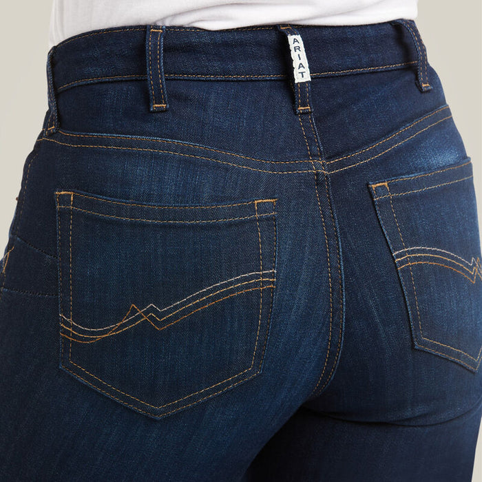 Ariat Women's R.E.A.L. Pennsylvania High-Rise Dark Wash Ballary Bootcut Jeans 10036813