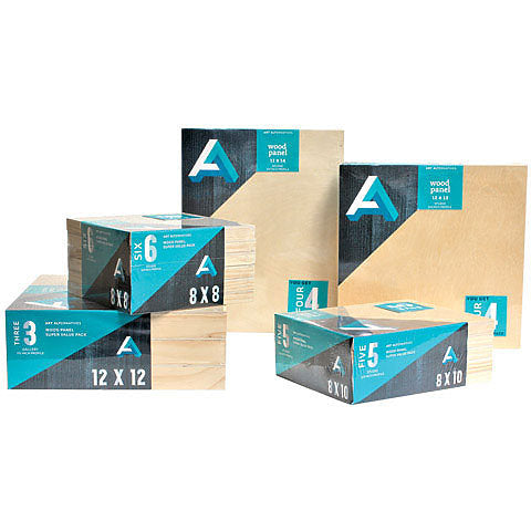 Art Alternatives Wood Panel Value Pack - 3/4 inch "Studio Profile" - by Art Alternatives - K. A. Artist Shop