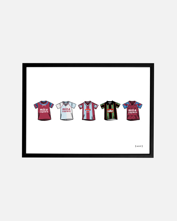 ART OF AVFC Classics Framed Print | Villa Football Wall Art