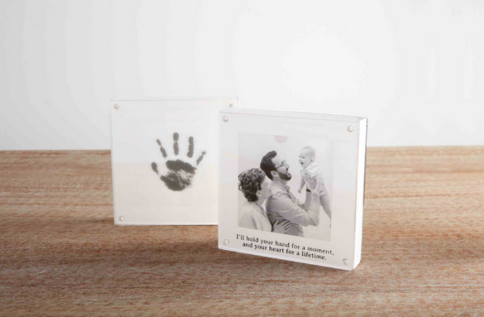Baby Handprint & Photo Frame Kit - Pine & Moss
