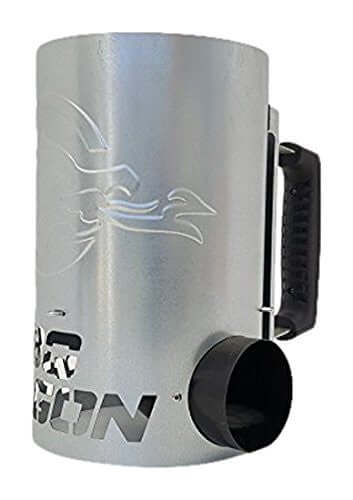BBQ Dragon Chimney of Insanity Charcoal Starter - Smoker Guru