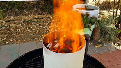 BBQ Dragon Chimney of Insanity Charcoal Starter - Smoker Guru