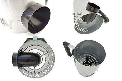 BBQ Dragon Chimney of Insanity Charcoal Starter - Smoker Guru