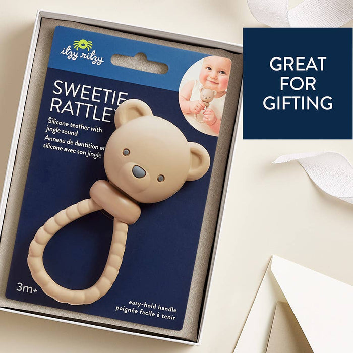 Bear Sweetie Rattle - Wee Bee Baby Boutique