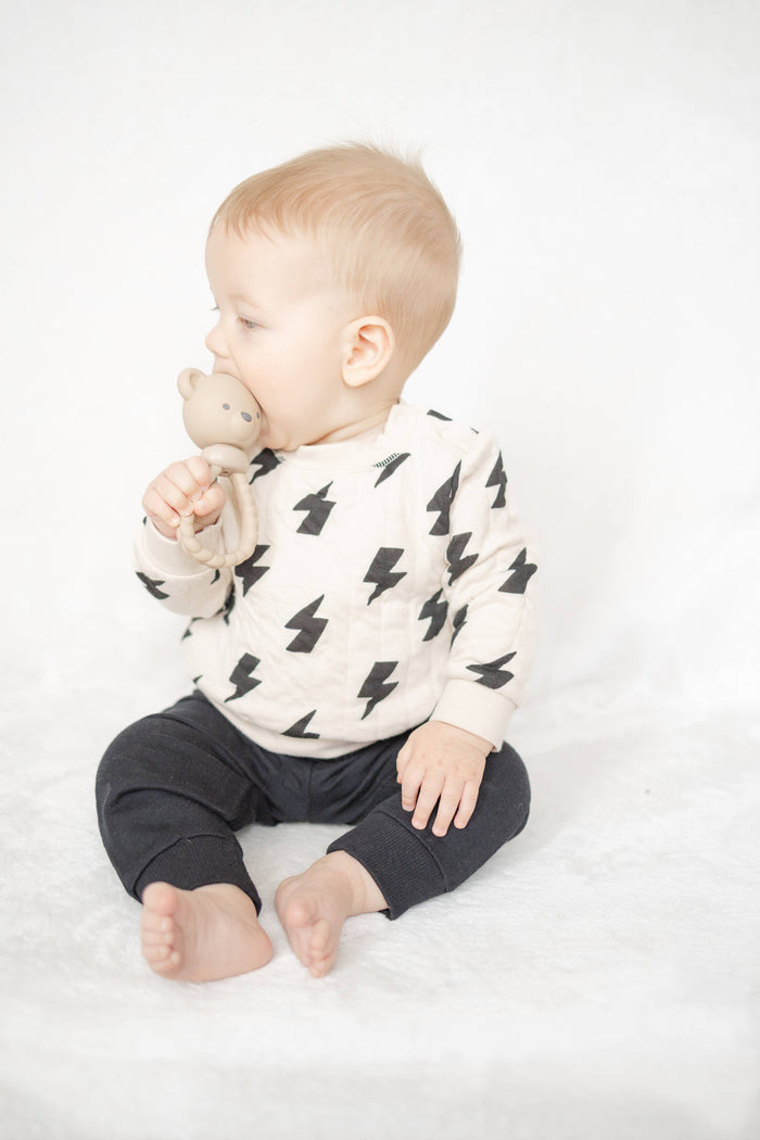 Bear Sweetie Rattle - Wee Bee Baby Boutique
