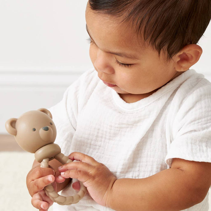 Bear Sweetie Rattle - Wee Bee Baby Boutique