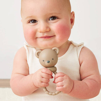 Bear Sweetie Rattle - Wee Bee Baby Boutique