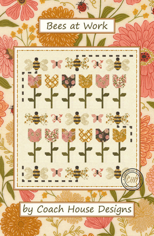 Bees at Work Lap Downloadable PDF Quilt Pattern
