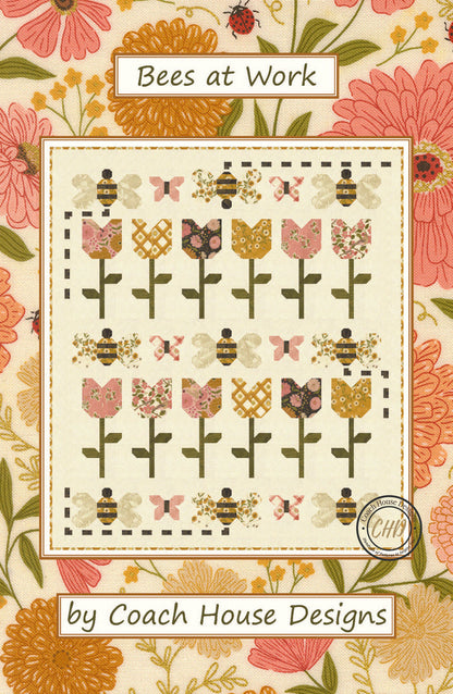 Bees at Work Lap Quilt Pattern