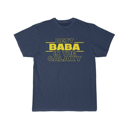 Best Baba In The Galaxy T-Shirt $14.99 | Athletic Navy / S T-Shirt