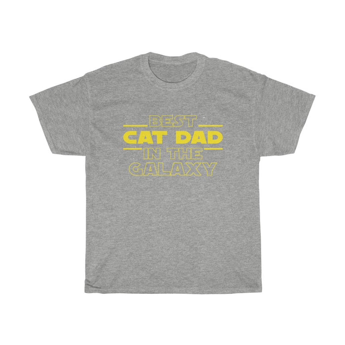 Best Cat Dad In The Galaxy T-Shirt Cat Owner Cat Lover Gifts for Men