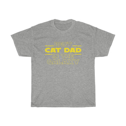 Best Cat Dad In The Galaxy T-Shirt Cat Owner Cat Lover Gifts for Men
