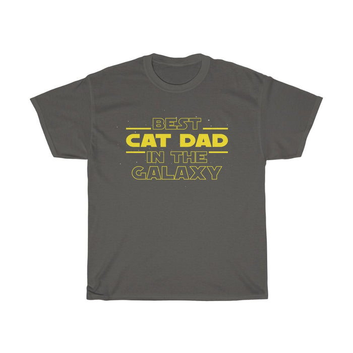 Best Cat Dad In The Galaxy T-Shirt Cat Owner Cat Lover Gifts for Men