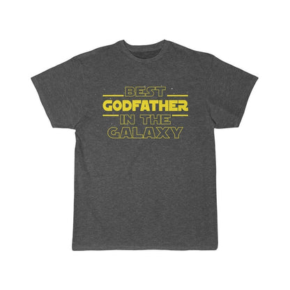 Best Godfather In The Galaxy T-Shirt $14.99 | Charcoal Heather / S T-Shirt