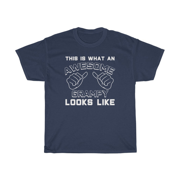 Best Grampy Gifts: "This Is What An Awesome Grampy Looks Like" Grandpa Father's Day Mens T-Shirt