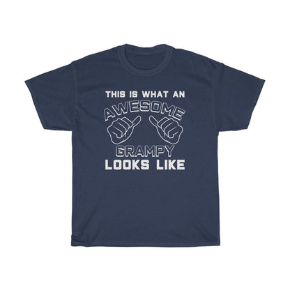 Best Grampy Gifts: "This Is What An Awesome Grampy Looks Like" Grandpa Father's Day Mens T-Shirt