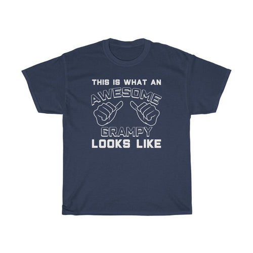 Best Grampy Gifts: "This Is What An Awesome Grampy Looks Like" Grandpa Father's Day Mens T-Shirt