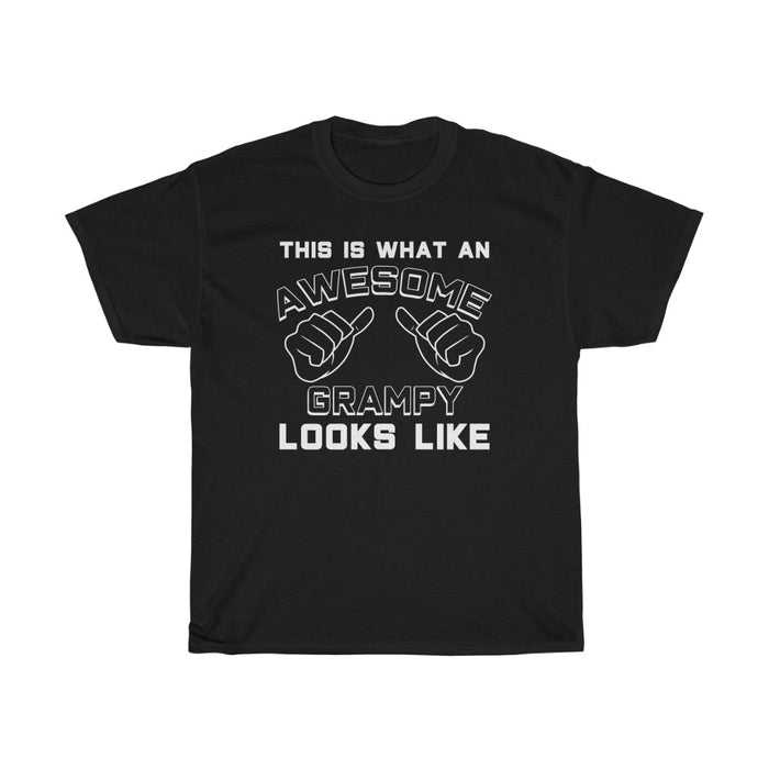 Best Grampy Gifts: "This Is What An Awesome Grampy Looks Like" Grandpa Father's Day Mens T-Shirt