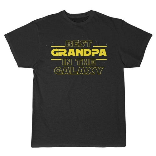 Best Grandpa In The Galaxy T-Shirt $16.99 | Black / L T-Shirt