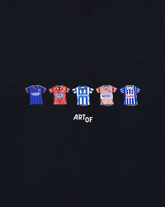 ART OF Brighton Classics Tee | BHAFC Black Graphic Football T-shirt