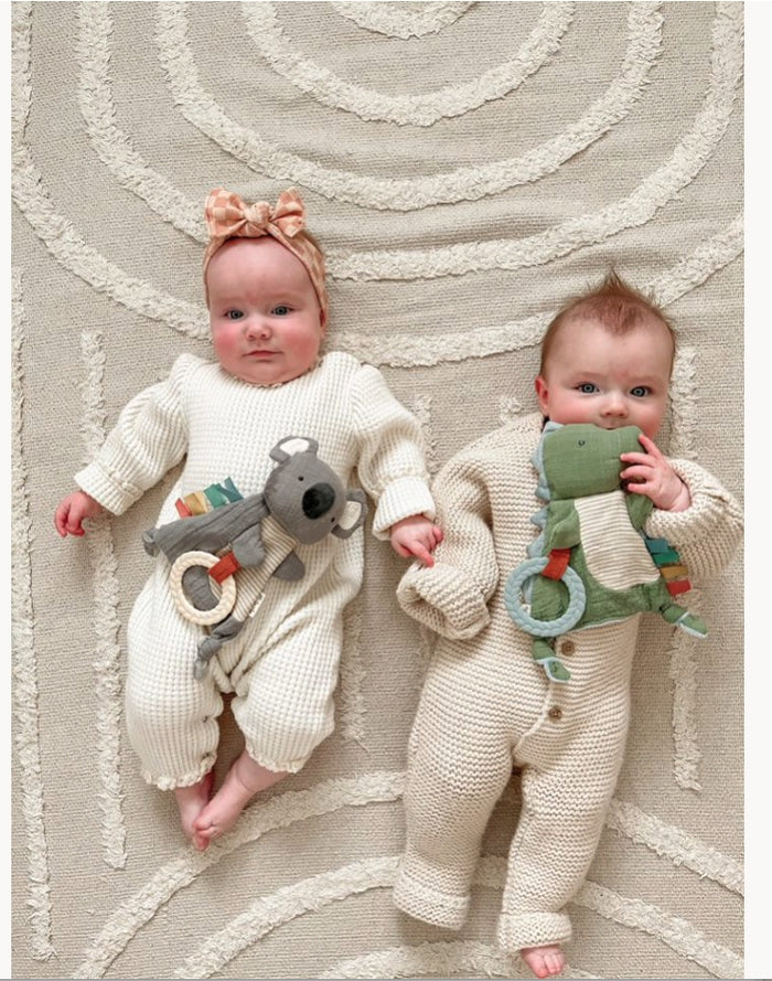 Bitzy Crinkle Koala Sensory Toy with Teether - Wee Bee Baby Boutique