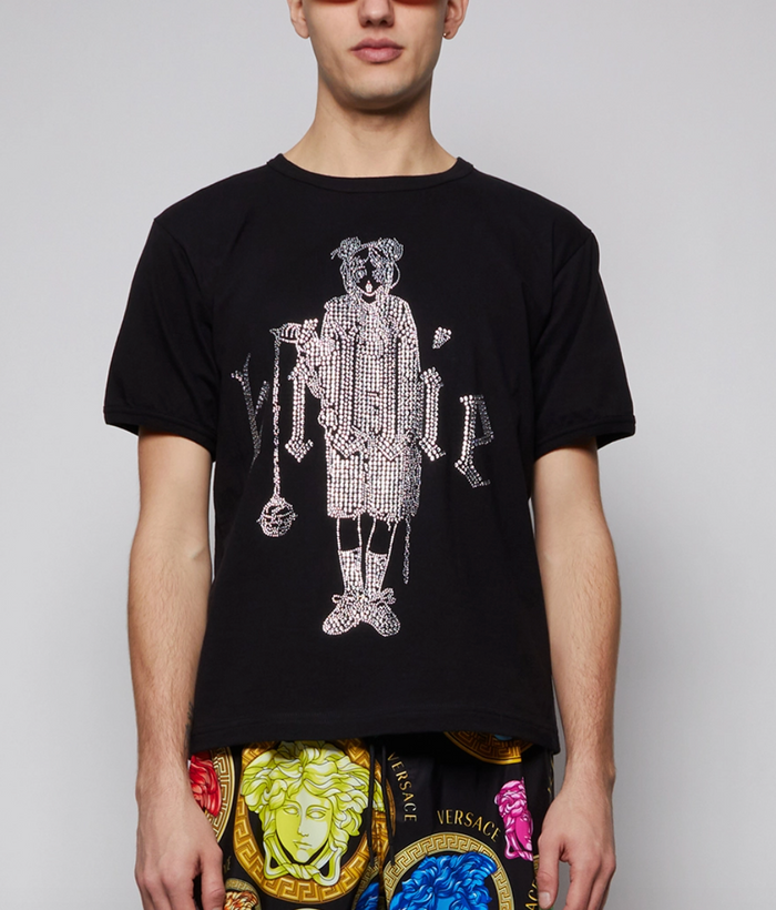 Blohsh Crystal Graphic Tee – Size S Men's