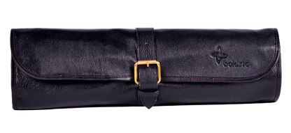Boldric One Buckle Leather Knife Bag (Black) (Free Shipping)