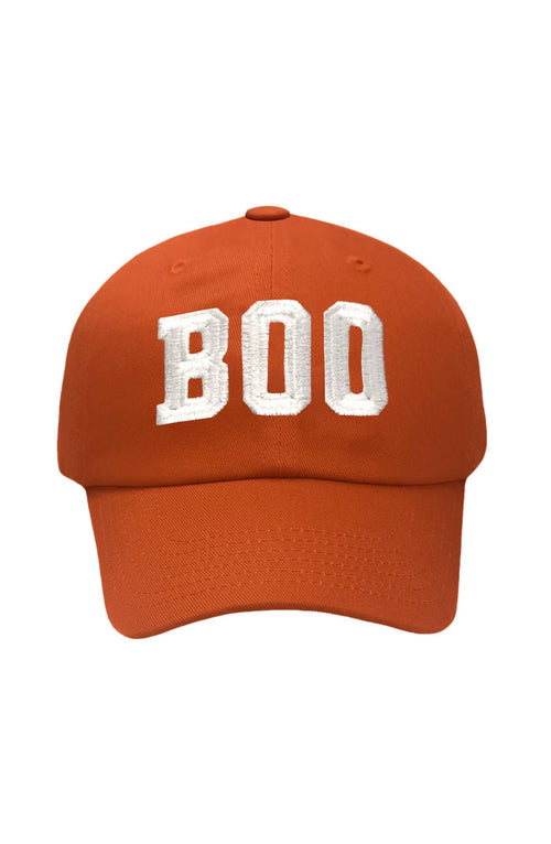 BOO Baseball Hat (Baby, Youth) - Wee Bee Baby Boutique