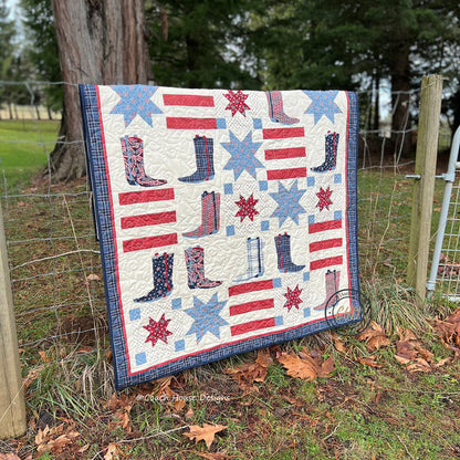 Boots & Stripes Downloadable PDF Quilt Pattern