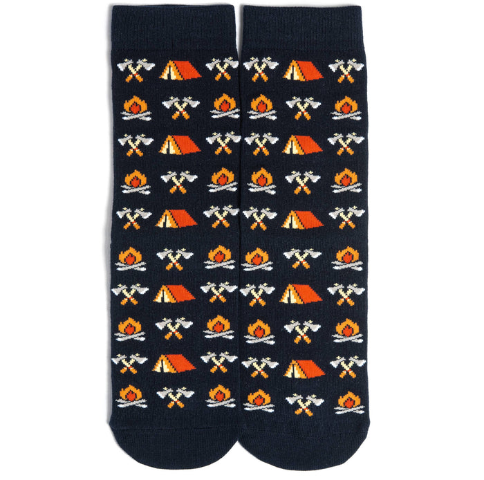 Born To Camp, Forced To Work Socks - Pine & Moss