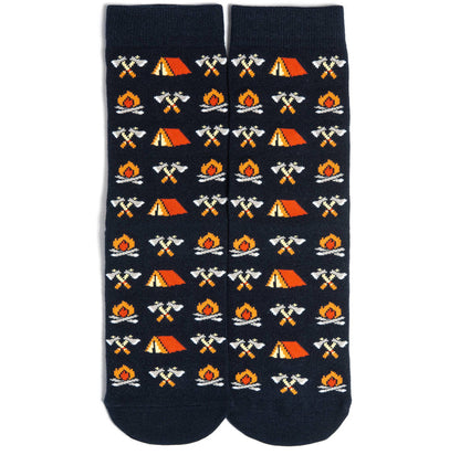 Born To Camp, Forced To Work Socks - Pine & Moss