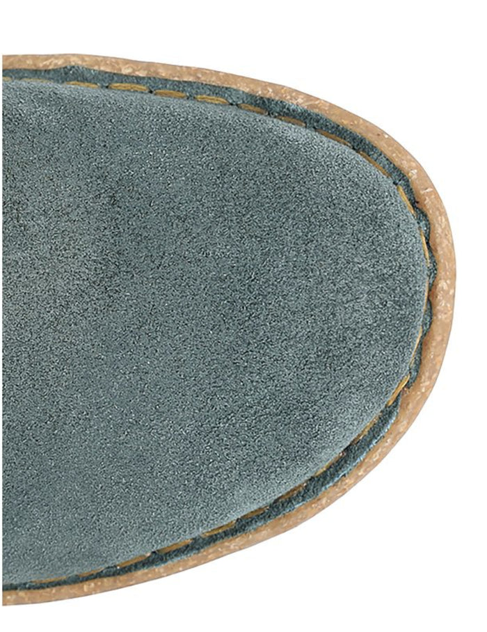 Born Women's Vaughn Teal Blue (Ottanio) Distressed Suede Leather Wedge Shoe BR0062321