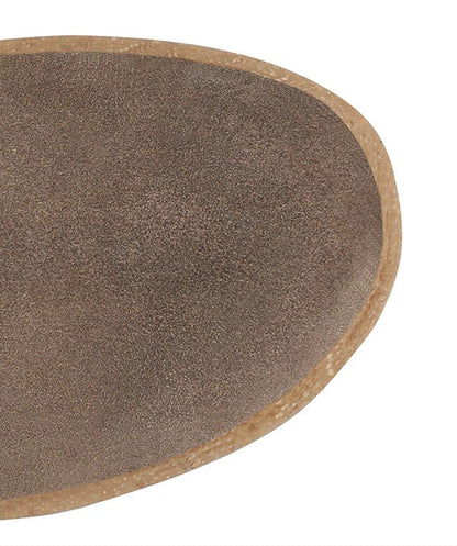 Born Women's Viv Taupe Distressed Suede Leather Wedge Ankle Boot Bootie BR0062255