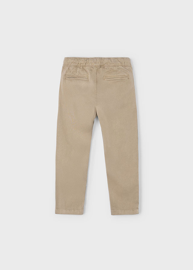 Boy Chino Joggers - Cashew - Wee Bee Baby Boutique