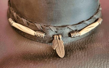 Bullhide Briscoe Black Leather Western Cowboy Hat 4052BL