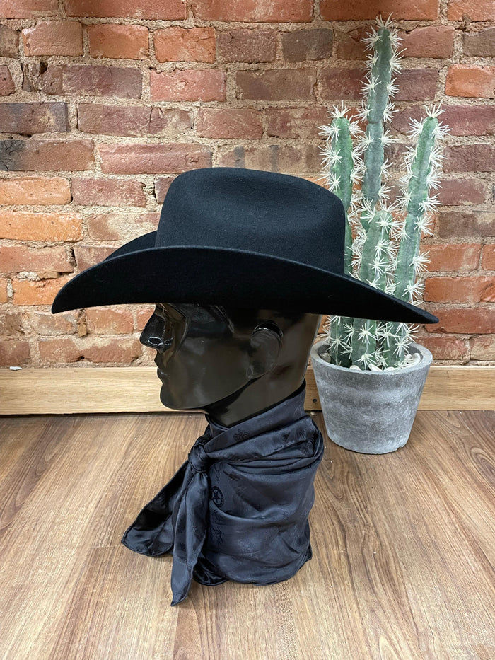 Bullhide Hat Unisex Kingman 4X Premium Wool Black Western Cowboy Hat 0550BL-Painted Cowgirl Western Store