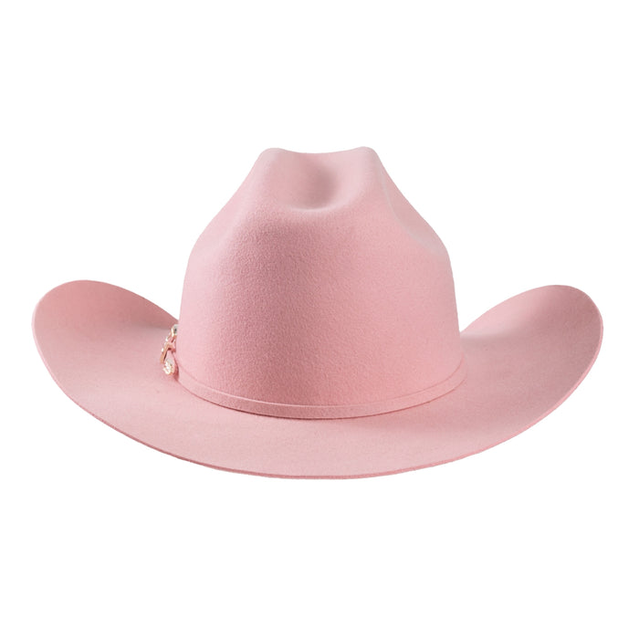 Bullhide Hat Youth Kingman Jr Pink Premium Wool Cowboy Hat 0646PNK
