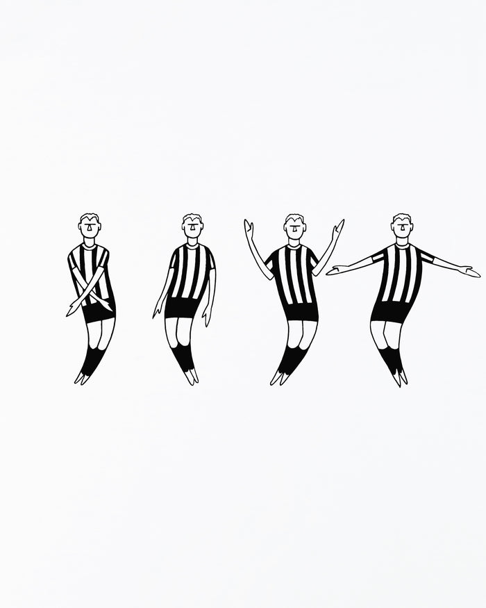 ART OF Toon Burn Baby Burn Tee | NUFC White Graphic Football T-shirt