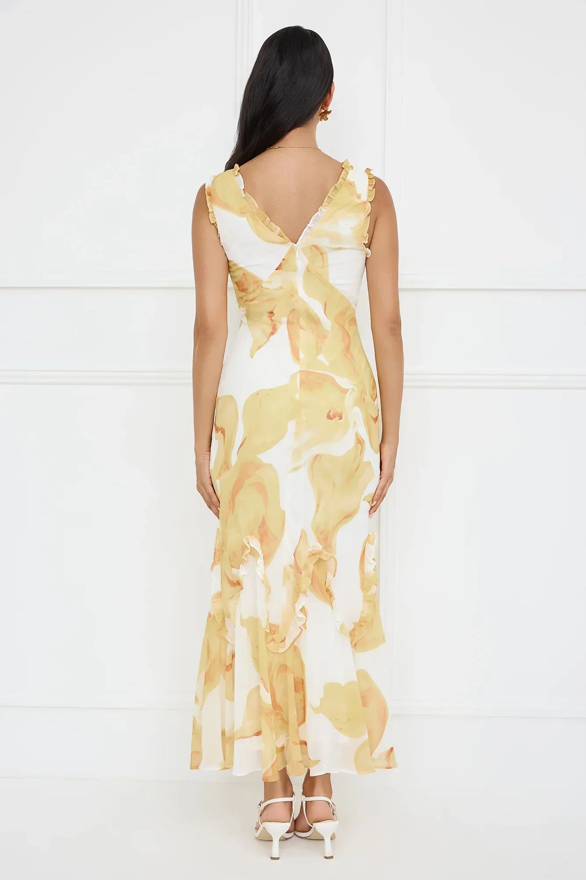 Lemon Meringue Maxi Dress Yellow