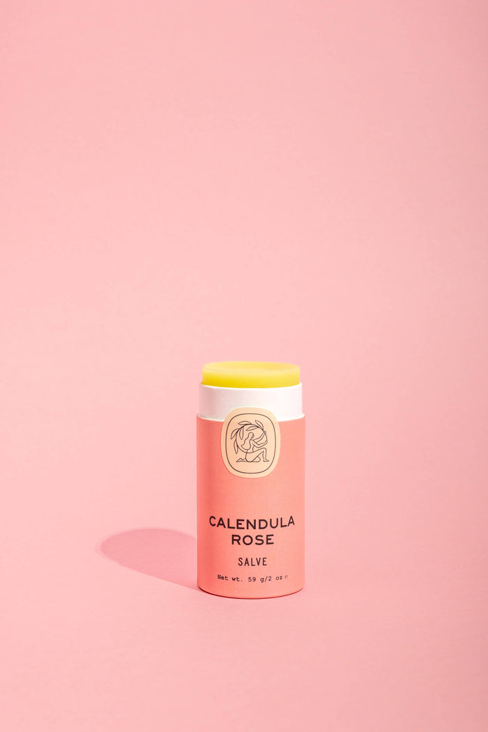 Calendula Rose Salve / 2 oz Biodegradable Stick 🌼🌹