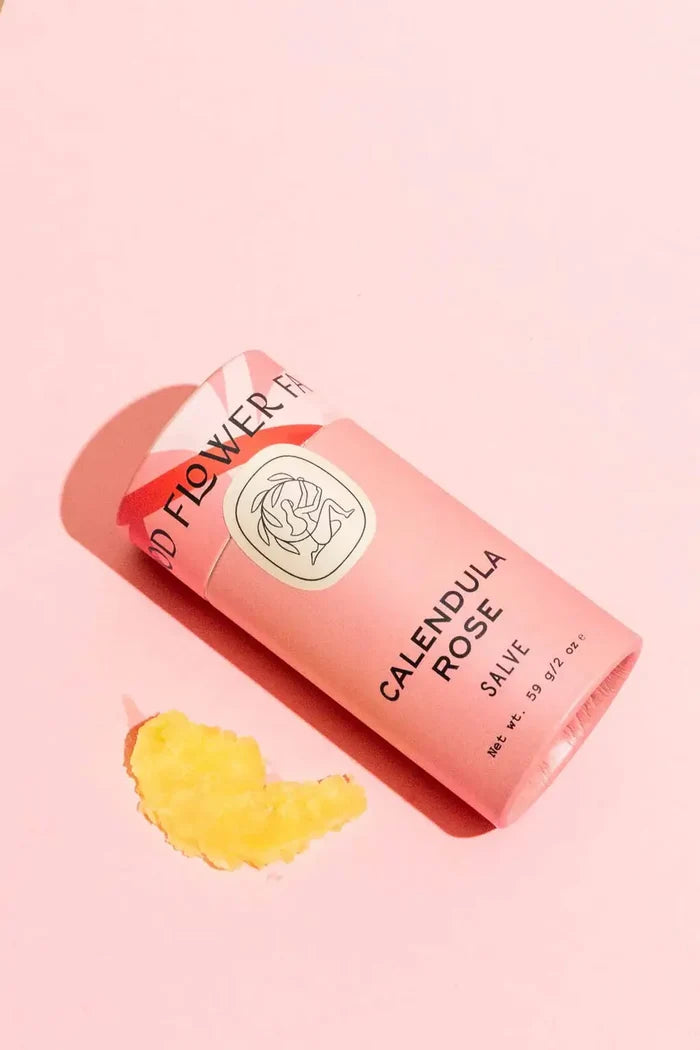 Calendula Rose Salve / 2 oz Biodegradable Stick 🌼🌹