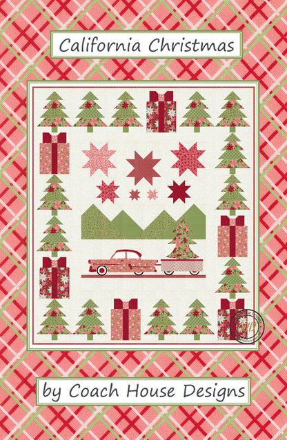 California Christmas Downloadable PDF Quilt Pattern