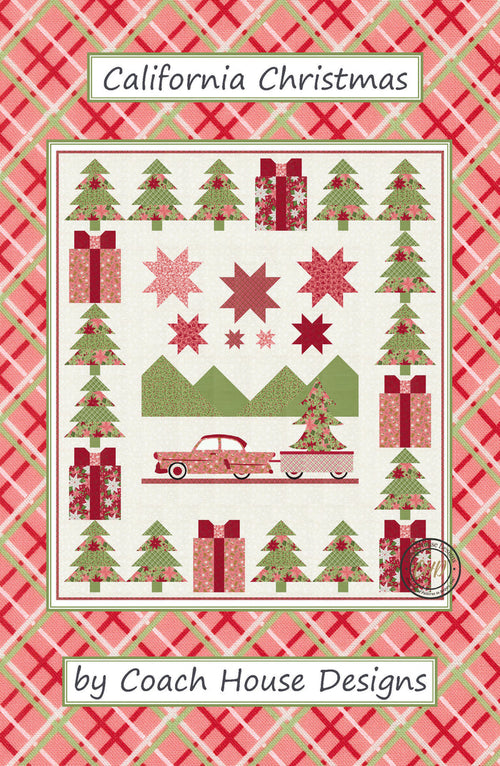 California Christmas Downloadable PDF Quilt Pattern