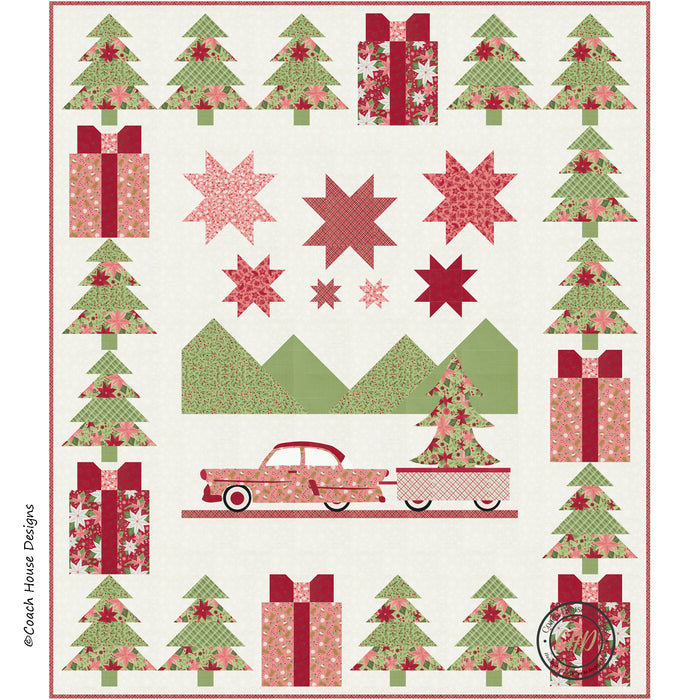 California Christmas Downloadable PDF Quilt Pattern