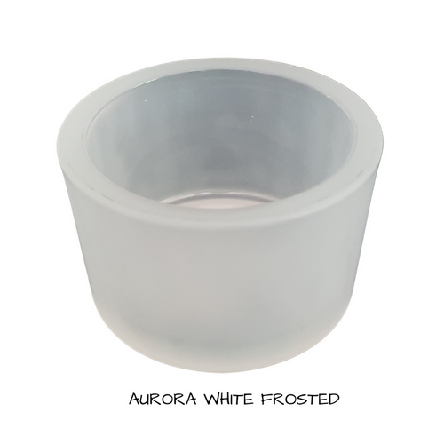Candle Jar - Aurora Frosted White