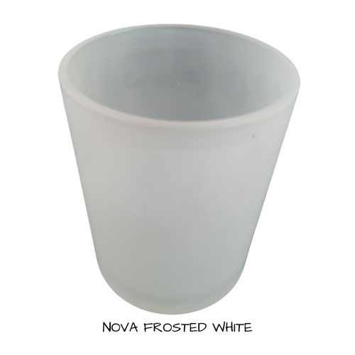 Candle Jar - Nova Frosted White
